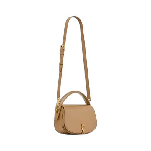 Saint Laurent Voltaire Logo Plaque Shoulder Bag