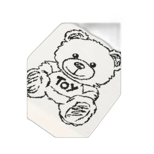 Teddy Bear Pattern Scarf
