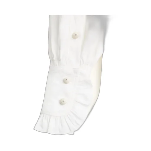 Valentino Ruffled Long-Sleeved Mini Dress