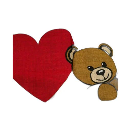Teddy Bear Print Scarf