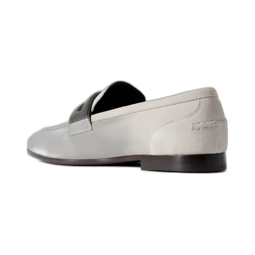 Brunello Cucinelli Bead-Embellished Loafers
