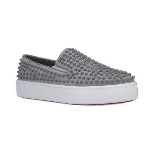 Christian Louboutin Stud Embellished Slip-On Sneakers