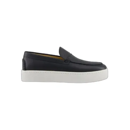 Christian Louboutin Almond Toe Slip-On Sneakers