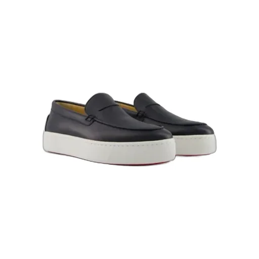 Christian Louboutin Almond Toe Slip-On Sneakers