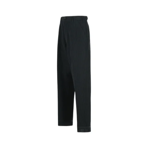 Pinstripe-Pattern Trousers