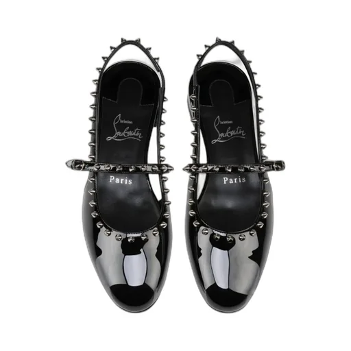 Christian Louboutin Sweet Janispikes Slingback Ballerinas
