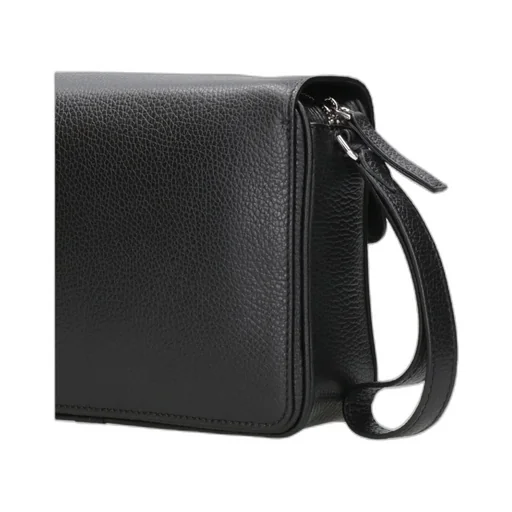 Black Clutch With Logo