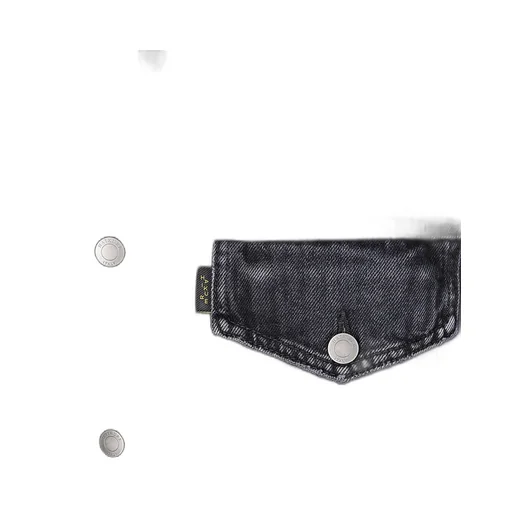 Single-Breasted Denim Vest