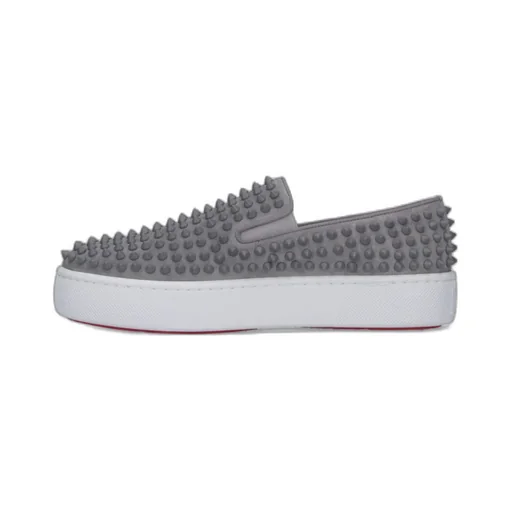 Christian Louboutin Stud Embellished Slip-On Sneakers