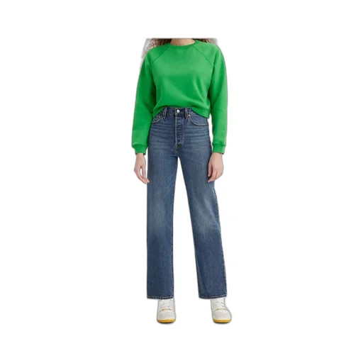 High-Rise Denim Pants