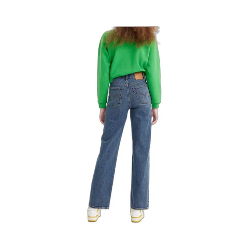 High-Rise Denim Pants