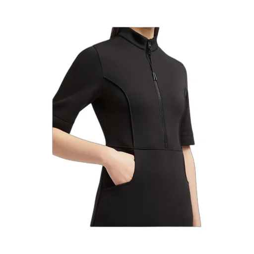Year Of The Snake Patch Neoprene Mini Dress