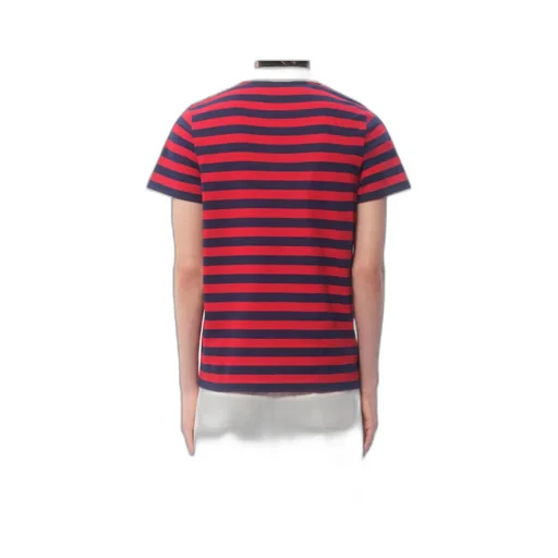Valentino Striped Button Detailed Polo Shirt