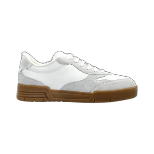 Moschino Logo Embossed Lace-Up Sneakers