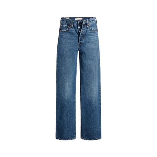 High-Rise Denim Pants