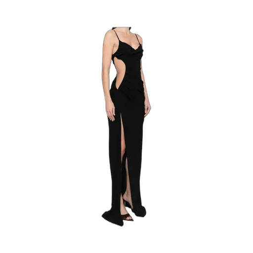 Illusion Cut-Out Gown