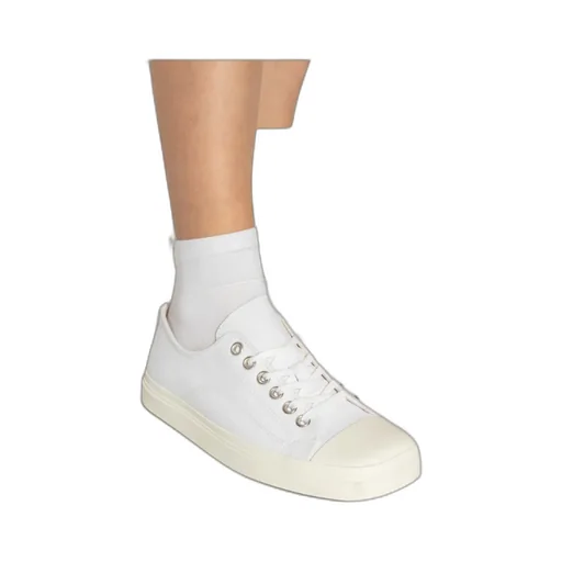 Moschino Square-Toe Low-Top Sneakers