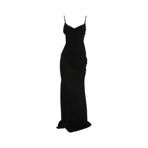 Illusion Cut-Out Gown