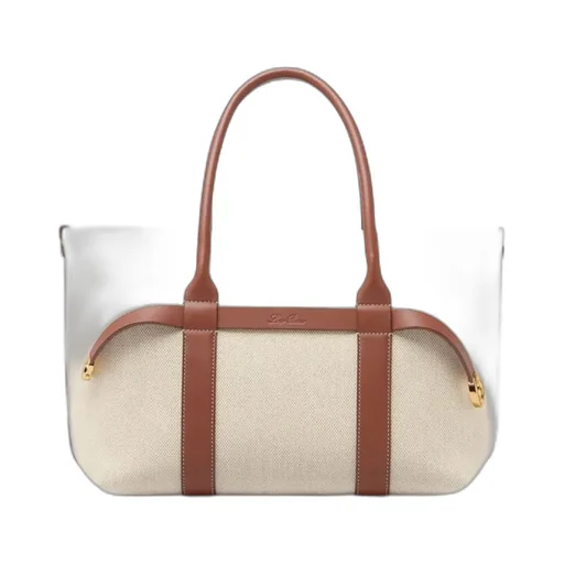 Loro Piana Logo Embossed Shopping Bag