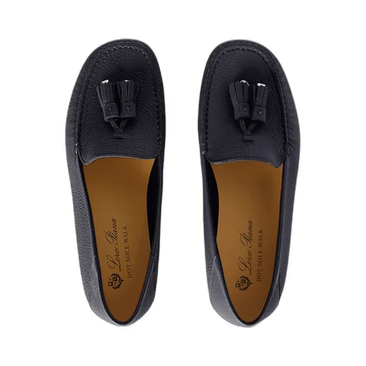 Loro Piana Tassel-Detailed Round Toe Loafers