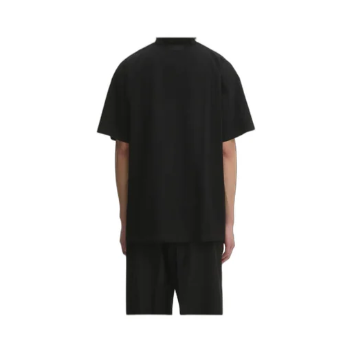 Open-Necked Black Shirt