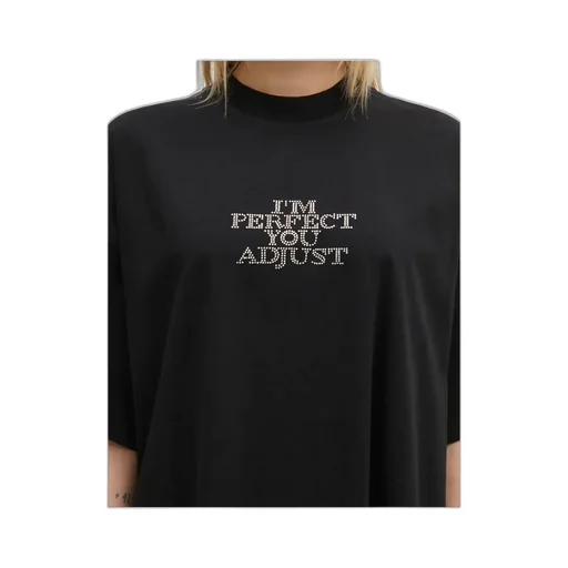 Open-Necked Black Shirt