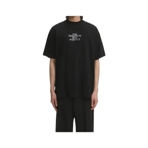 Open-Necked Black Shirt