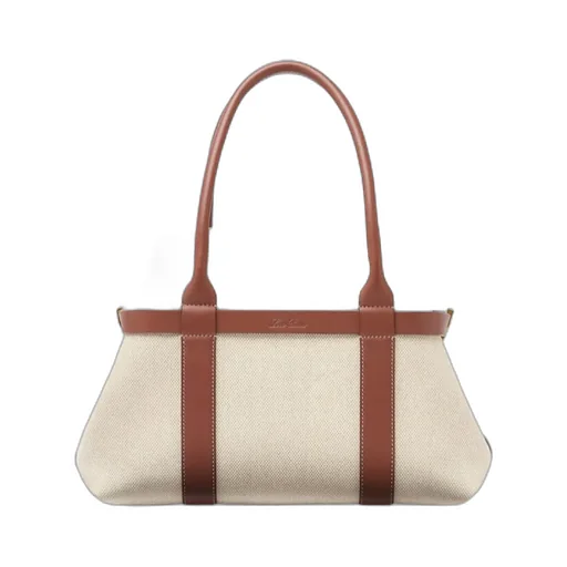 Loro Piana Logo Embossed Shopping Bag