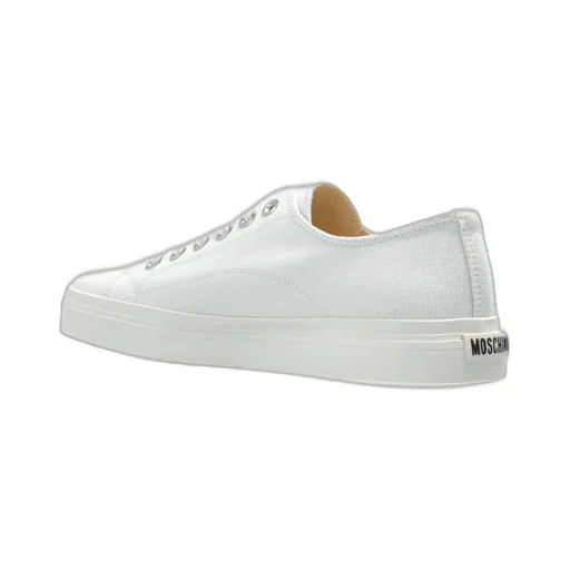 Moschino Square-Toe Low-Top Sneakers