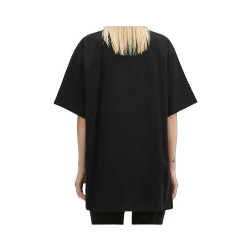 Open-Necked Black Shirt