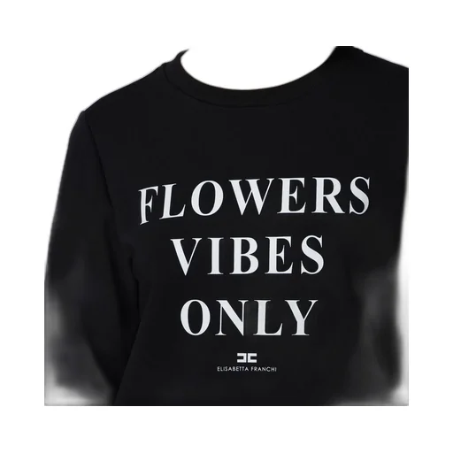 Elisabetta Franchi Logo-Print Crewneck Sweatshirt