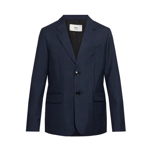 Ami Paris Single-Breasted Tailored Blazer