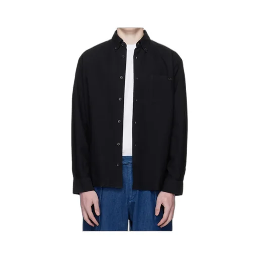 A.P.C. Logo-Embroidered Long-Sleeved Shirt