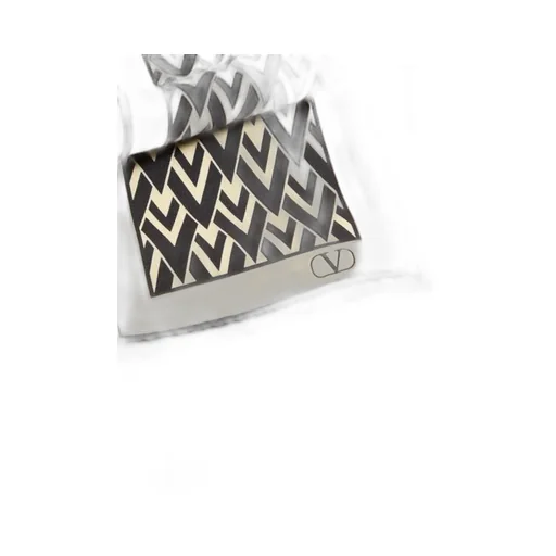 Valentino Toute La V Fringed Edge Scarf