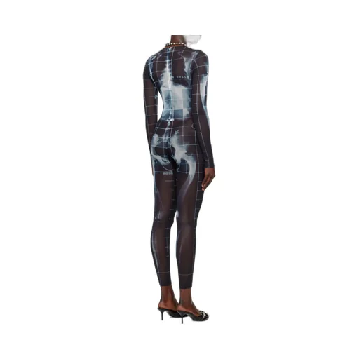 Crew Neck Long Sleeve Jumpsuit