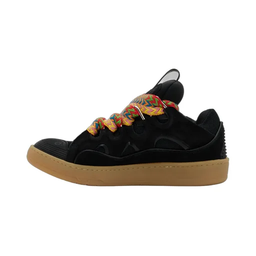 Leather Curb Sneakers