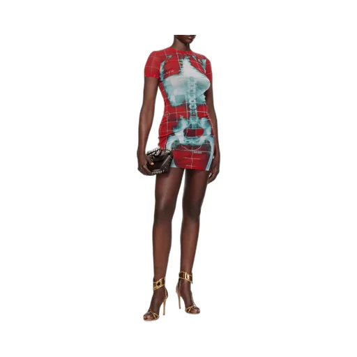 Exclusive Red & Blue Squeletor Mini Dress T-Shirt