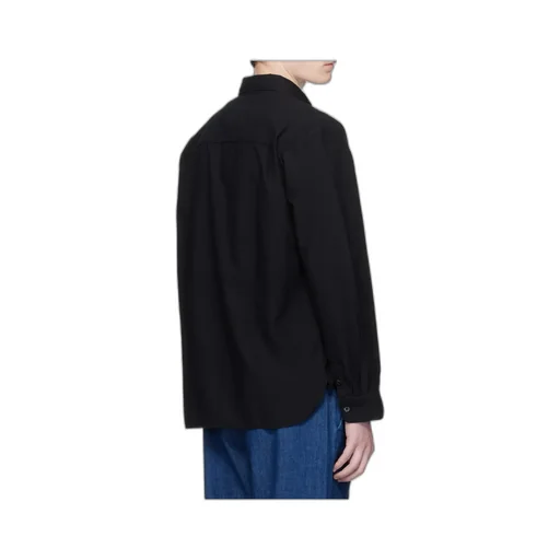 A.P.C. Logo-Embroidered Long-Sleeved Shirt