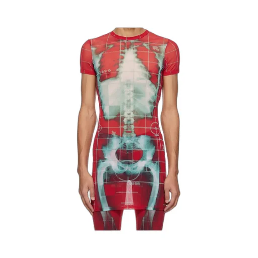Exclusive Red & Blue Squeletor Mini Dress T-Shirt