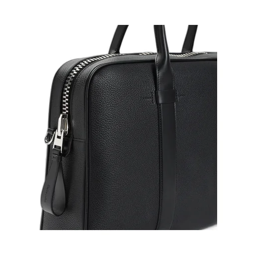 Tom Ford Pebbled Zip-Up Briefcase
