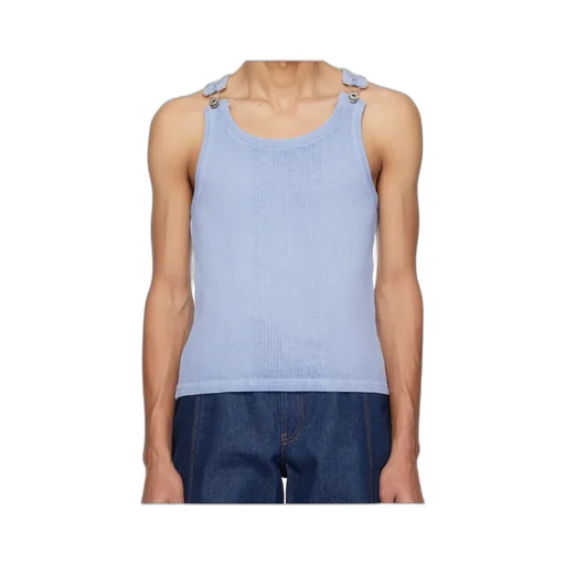 Ribbed-Knit Cotton Vest