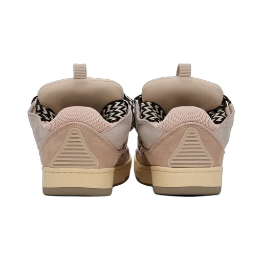 Leather Curb Sneakers