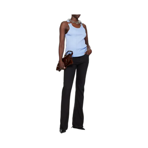 Ribbed-Knit Cotton Vest