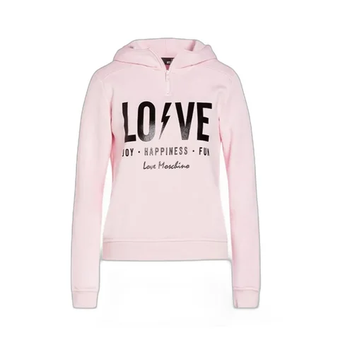 Letter-Printed Hooded Hoodie