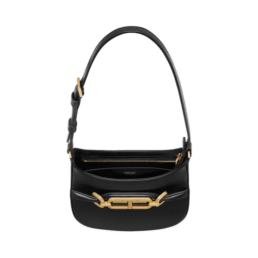 Tom Ford Logo Engraved Chain Detailed Shoulder Bag