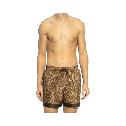 Dries Van Noten Pattern-Printed Drawstring Swim Shorts