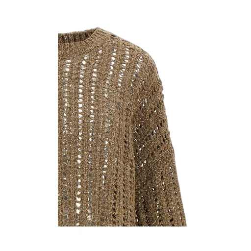 Brunello Cucinelli Crewneck Drop Shoulder Jumper