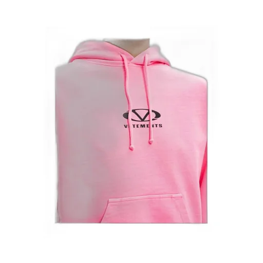 Vetements Oval Logo Drawstring Hoodie
