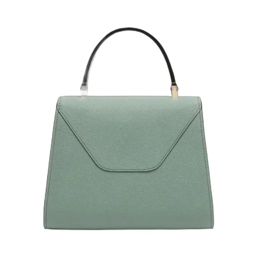 Valextra Iside Foldover Mini Top Handle Bag