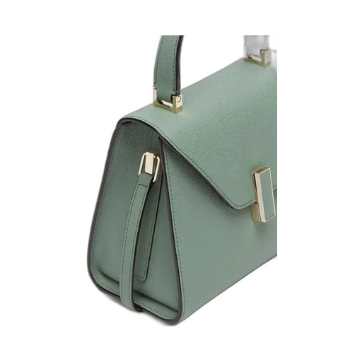 Valextra Iside Foldover Mini Top Handle Bag
